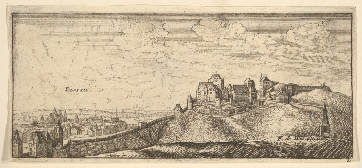 Pasawa, 1652-77. autorstwa Wenceslaus Hollar