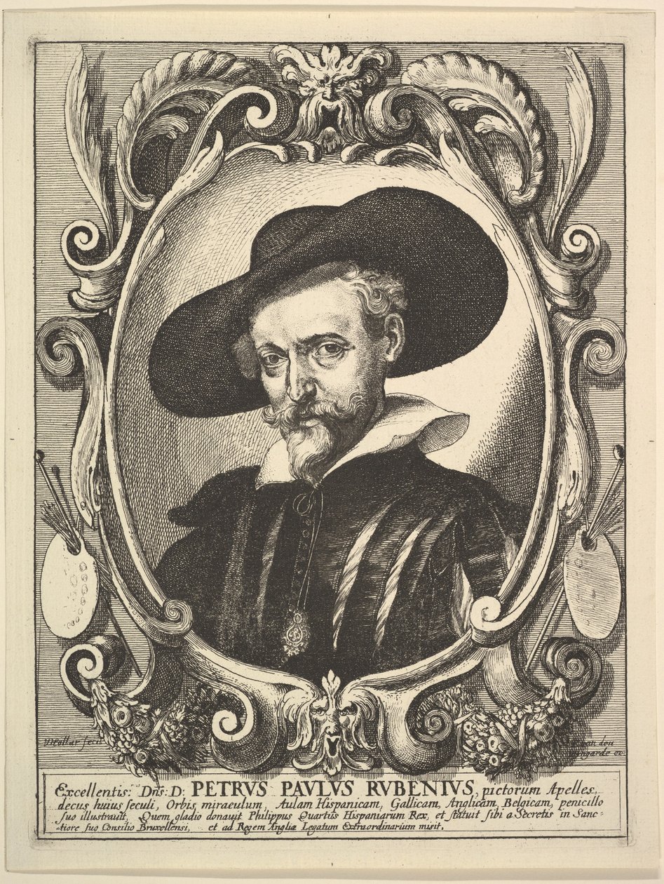 Peter Paul Rubens Peter Paul Rubenius, 1625-77 autorstwa Wenceslaus Hollar