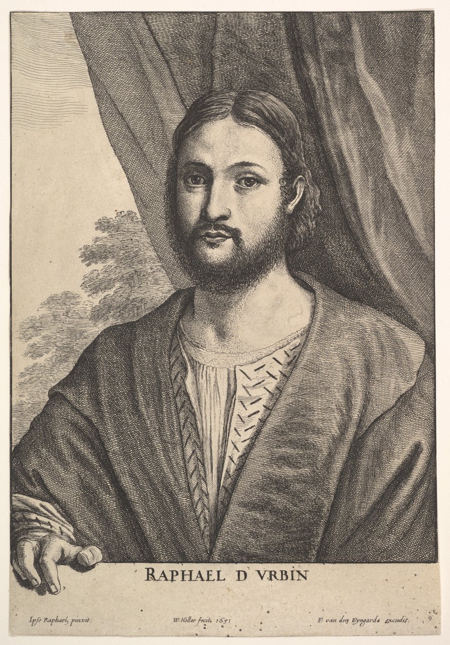 Rafał, 1651. autorstwa Wenceslaus Hollar