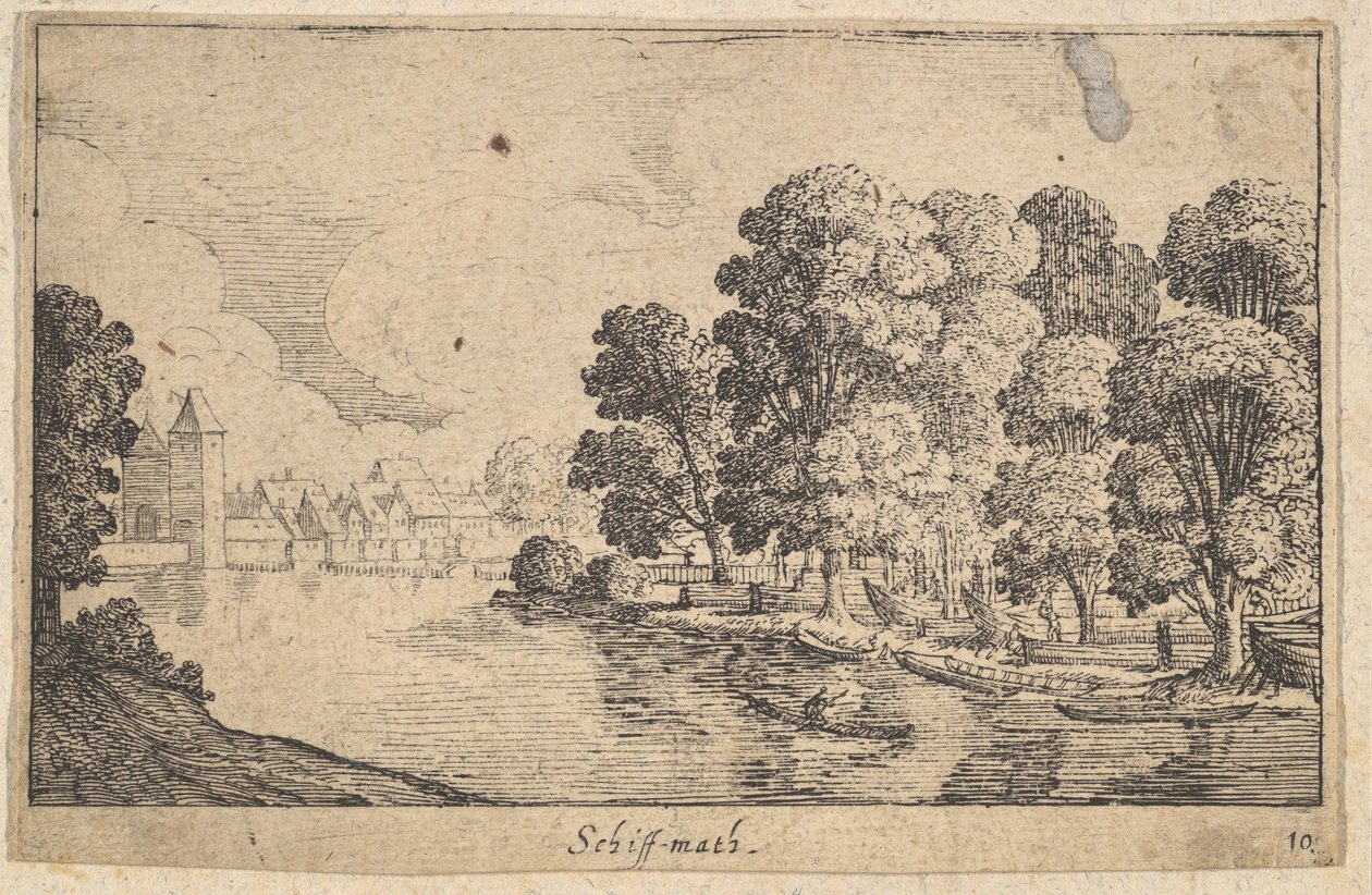 Matematyka Schiffa, 1625-77. autorstwa Wenceslaus Hollar