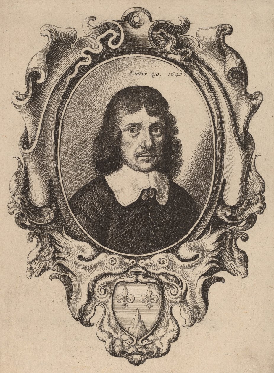 Autoportret, 1647. autorstwa Wenceslaus Hollar