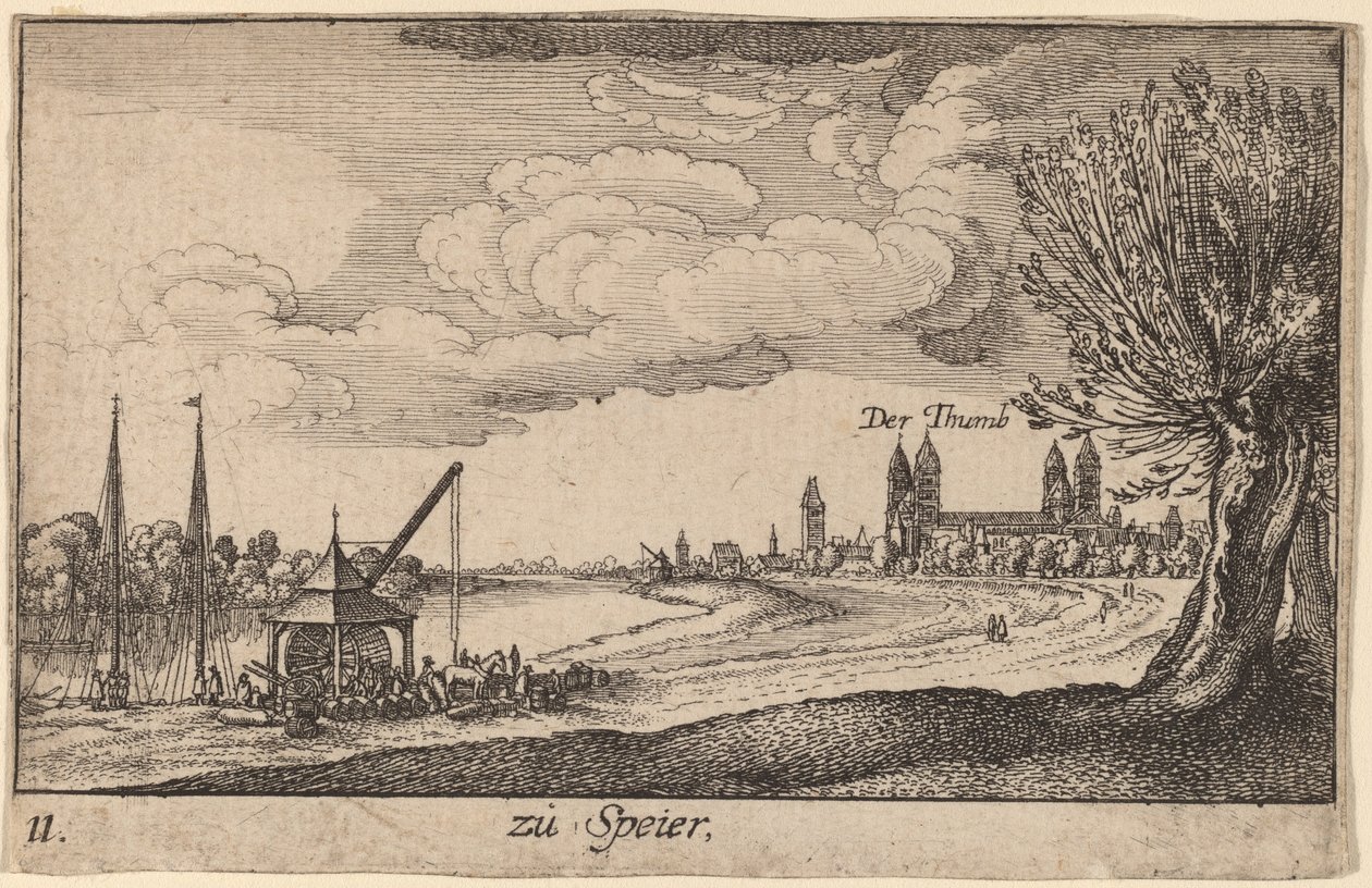 Speyer autorstwa Wenceslaus Hollar