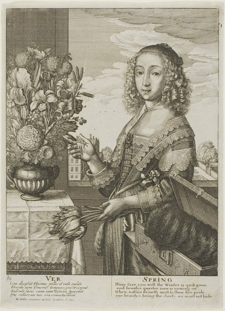 Wiosna autorstwa Wenceslaus Hollar