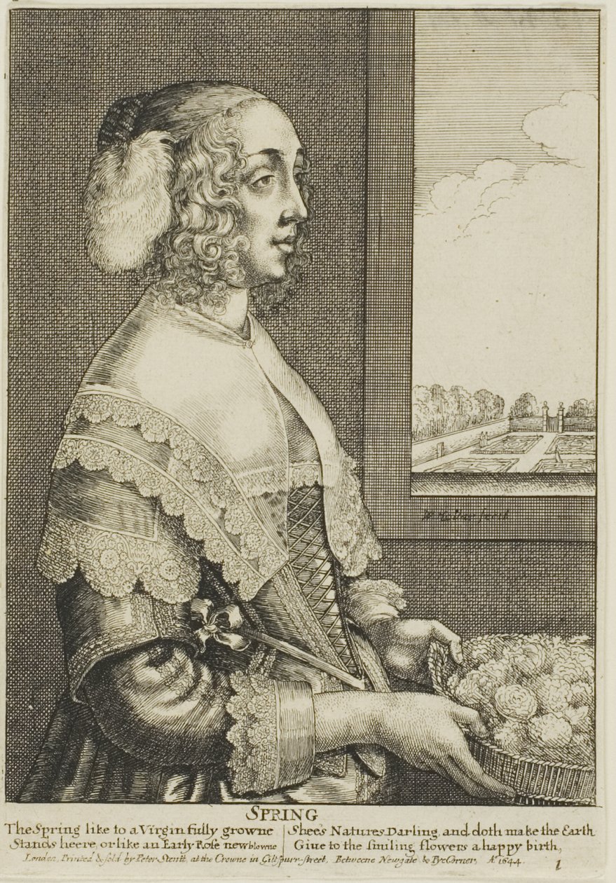 Wiosna autorstwa Wenceslaus Hollar