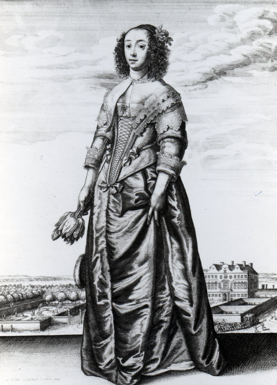 Wiosna, 1643 (akwaforta) autorstwa Wenceslaus Hollar
