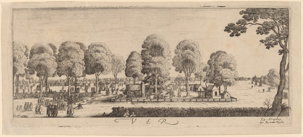 Wiosna: Strzelnica autorstwa Wenceslaus Hollar