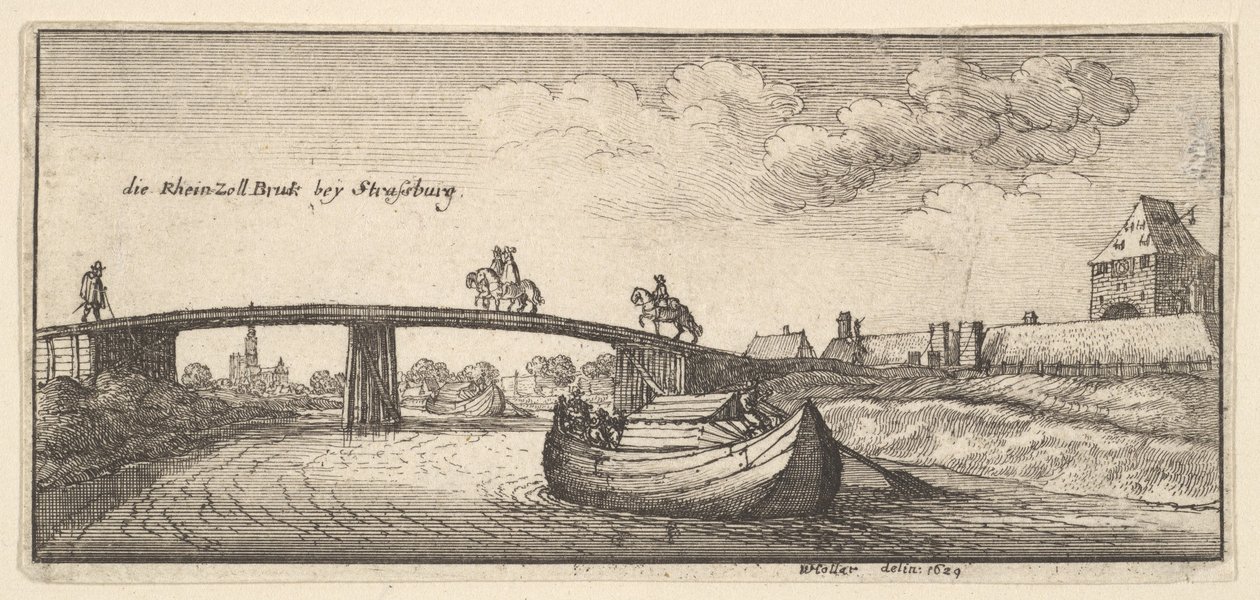 Strasburg, 1629. autorstwa Wenceslaus Hollar
