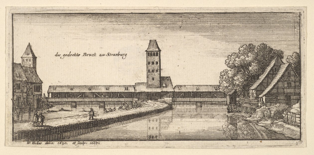 Strasburg, 1665. autorstwa Wenceslaus Hollar