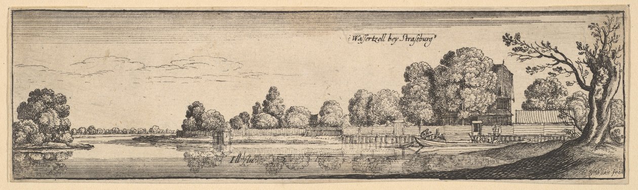 Strasburg: Urząd Poboru Opłat, 1625-77. autorstwa Wenceslaus Hollar