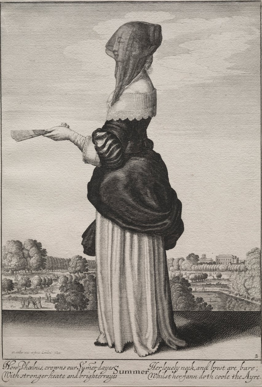 Pory roku: lato, 1643-1644. autorstwa Wenceslaus Hollar