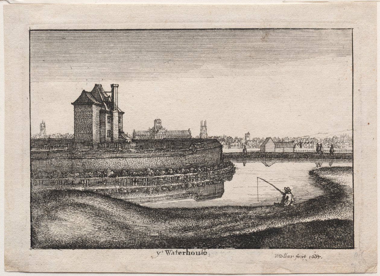 Waterhouse, 1665. autorstwa Wenceslaus Hollar