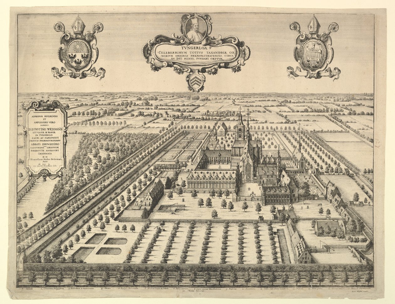 Tongerloo, 1659. autorstwa Wenceslaus Hollar