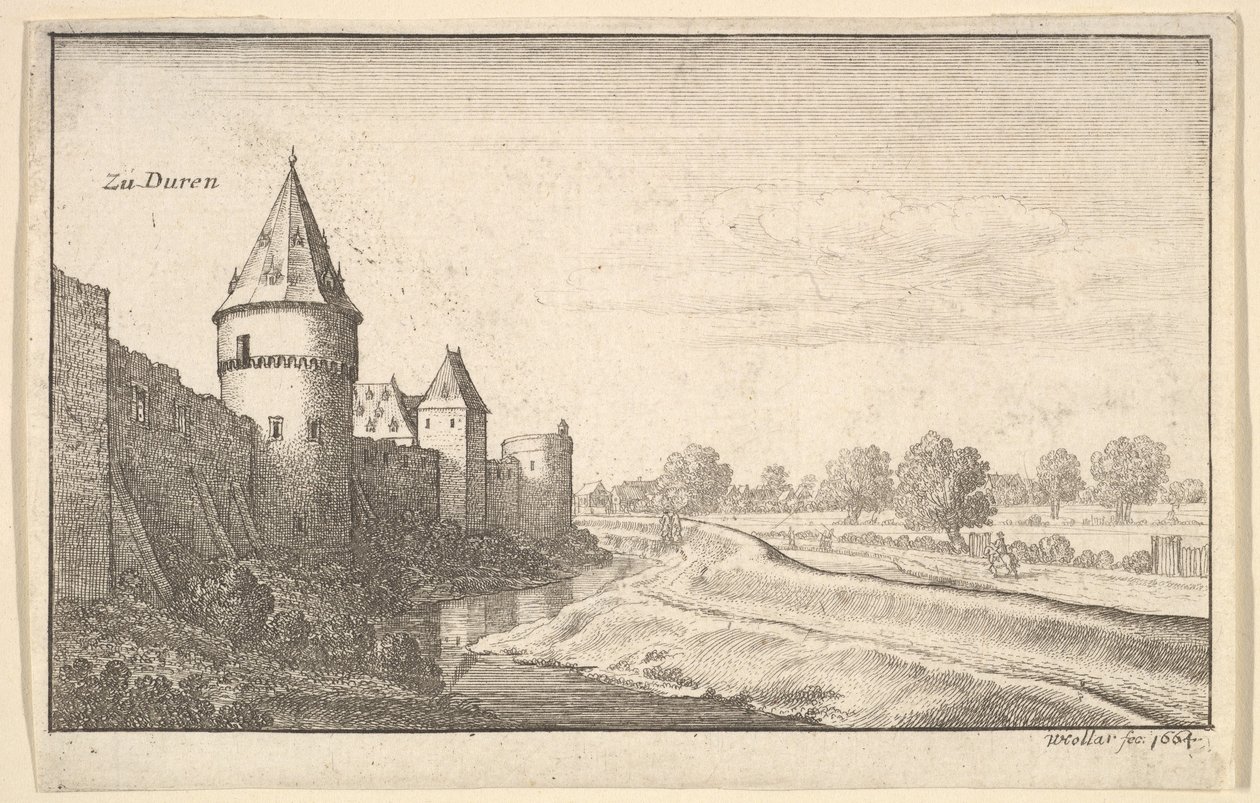 W Durenie, 1664. autorstwa Wenceslaus Hollar