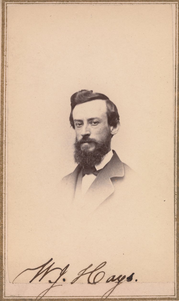 William Jacob Hays, senior, lata 60. XIX wieku. autorstwa Whitney and Paradise