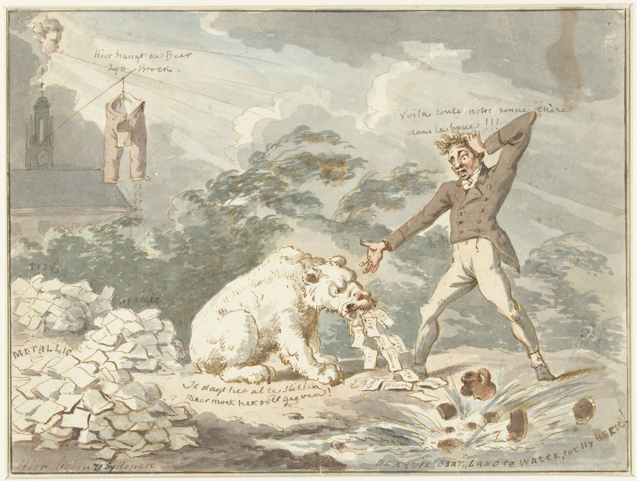 Finansowa porażka autorstwa Wijnand Esser (attributed to)