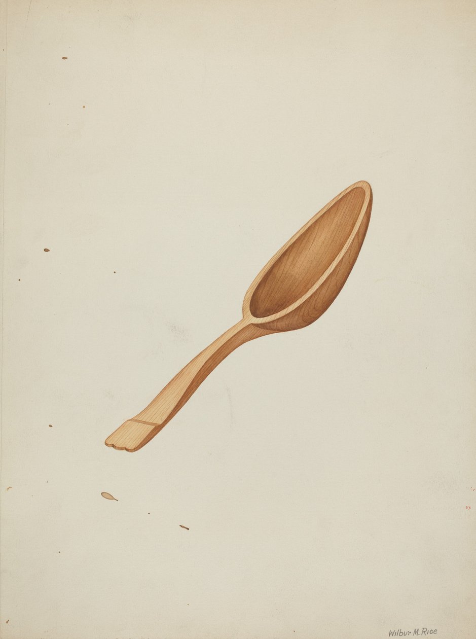 Łyżka, ok. 1942. autorstwa Wilbur M Rice