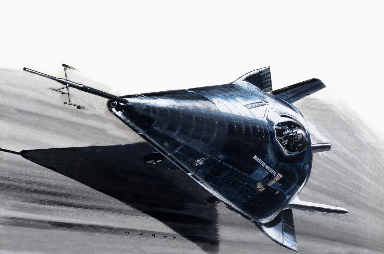 Martin-Marietta X-24 autorstwa Wilf (20th century) Hardy