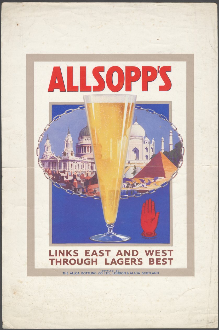 Lager Allsoppa, lata 20. autorstwa Wilfred Fryer