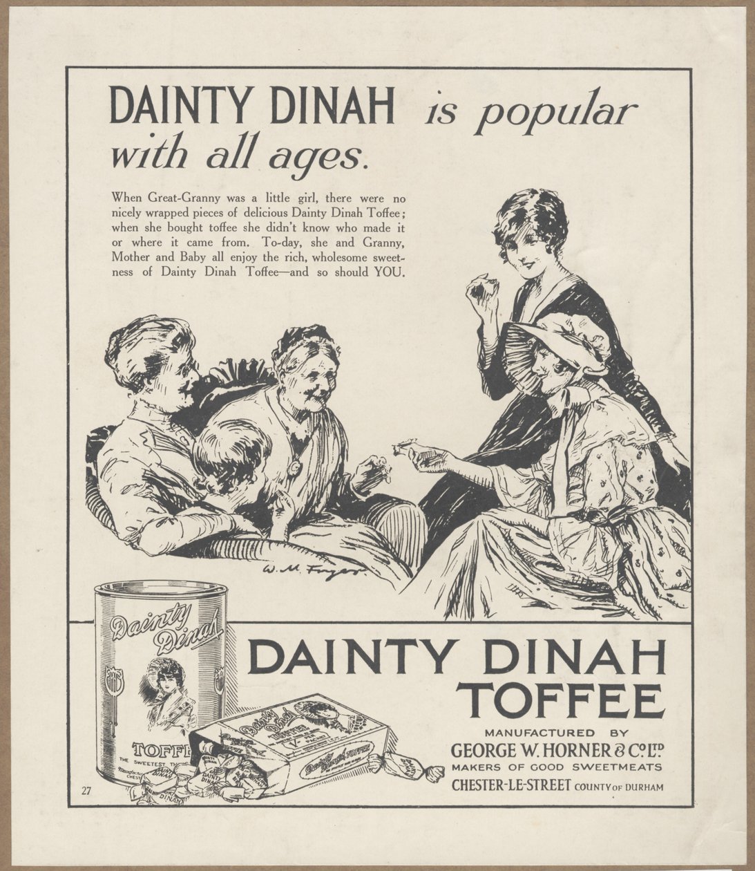 Dainty Dinah Toffee, ok. 1920 autorstwa Wilfred Fryer