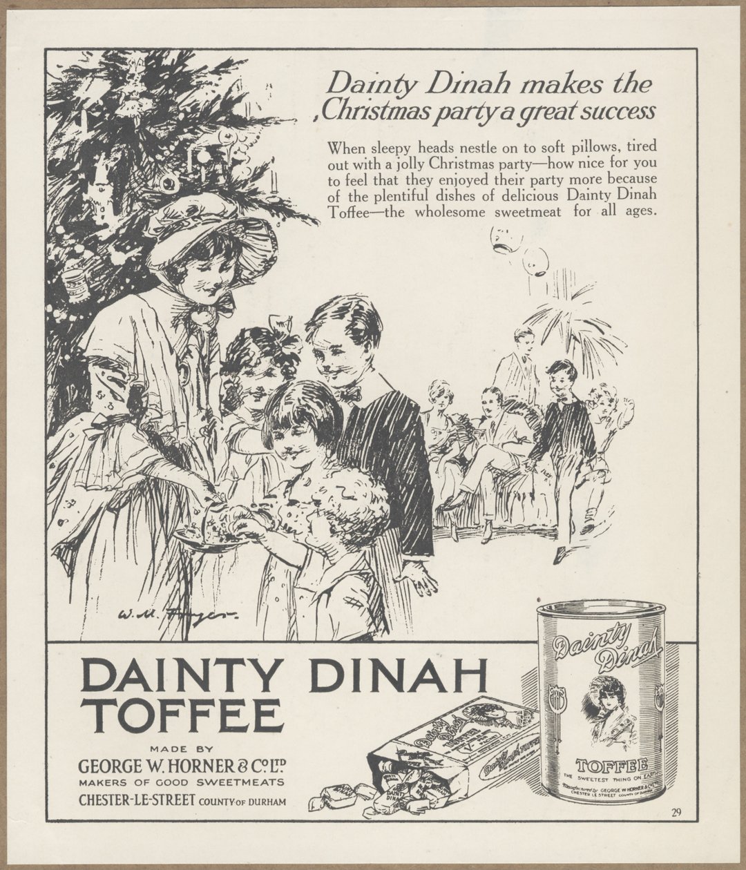 Dainty Dinah Toffee, ok. 1920 autorstwa Wilfred Fryer