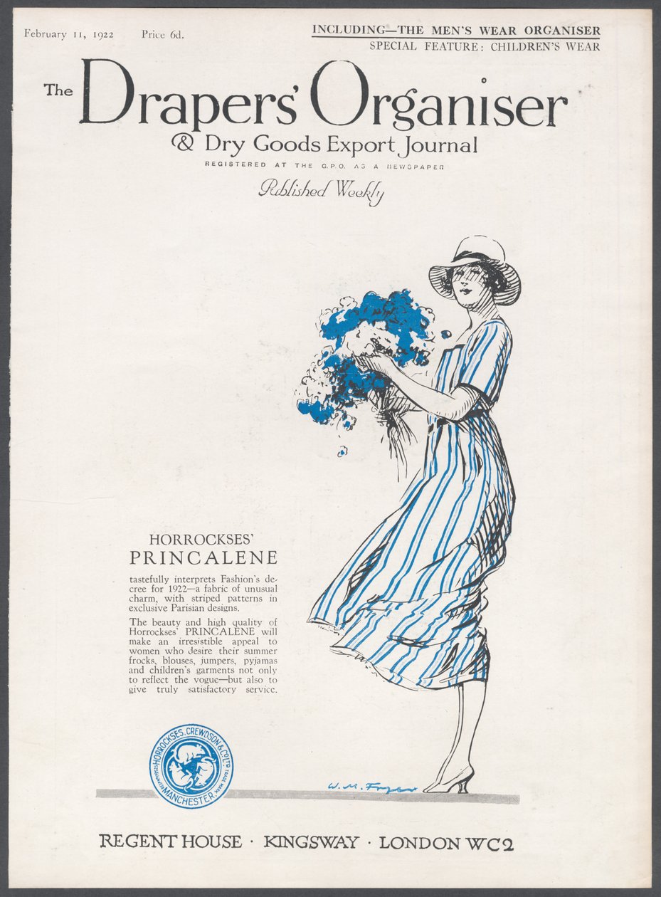Magazyn Organizatora Drapera, 1922 autorstwa Wilfred Fryer