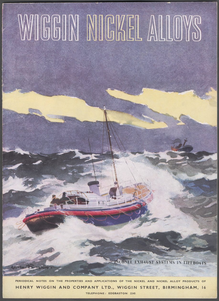 Stopy niklu Wiggina, lata 60. autorstwa Wilfred Fryer