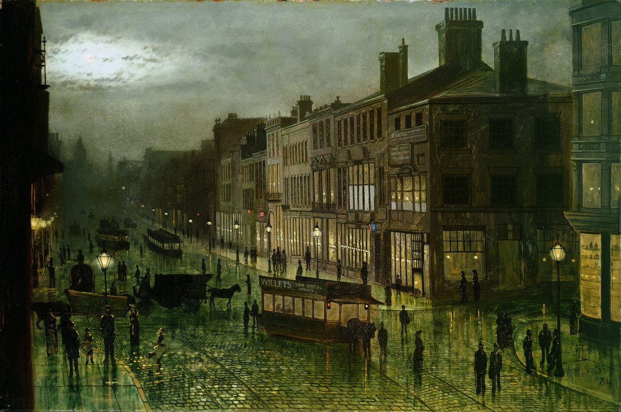 Bryggate, Leeds autorstwa Wilfred Jenkins