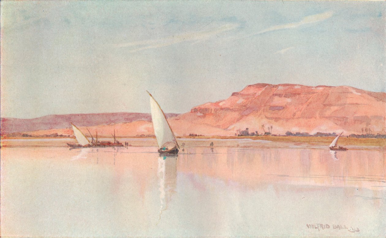Na Nilu, ok. 1900 autorstwa Wilfrid Williams Ball