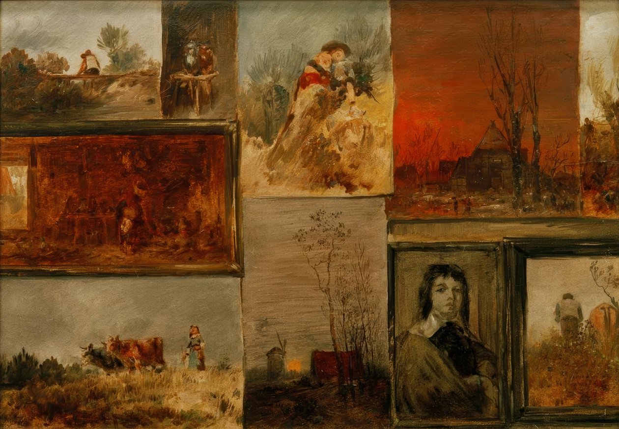 Zdjęcie zbiorcze z 9 badaniami autorstwa Wilhelm Busch