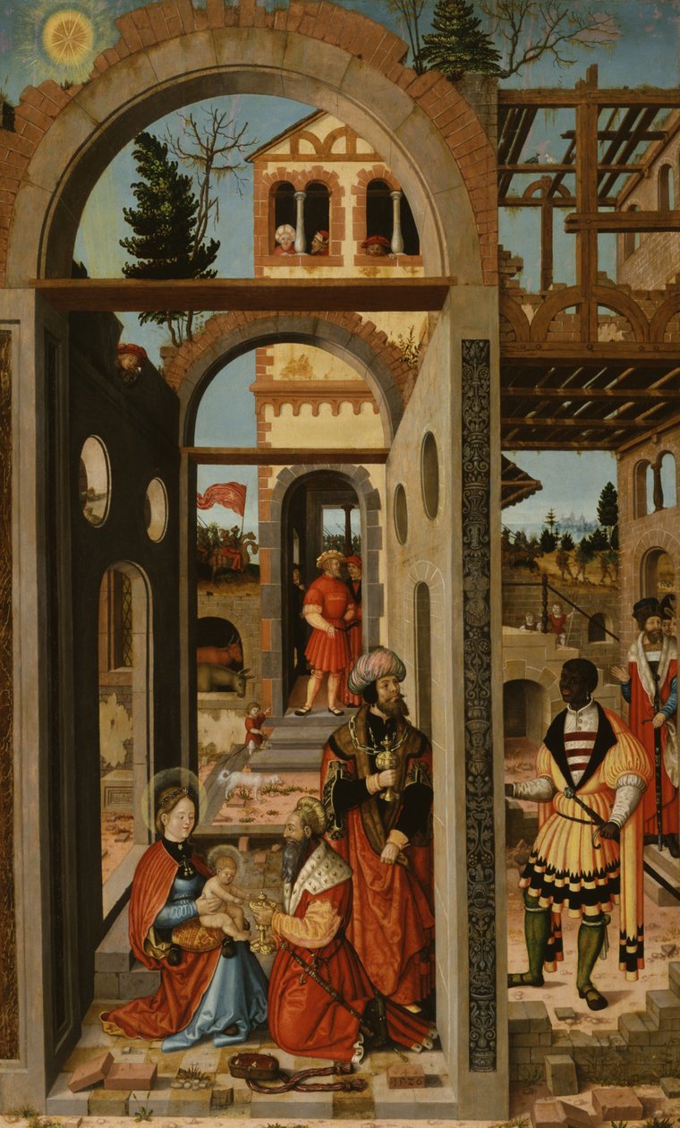 Adoracja Trzech Króli, 1526 autorstwa Wilhelm Stetter