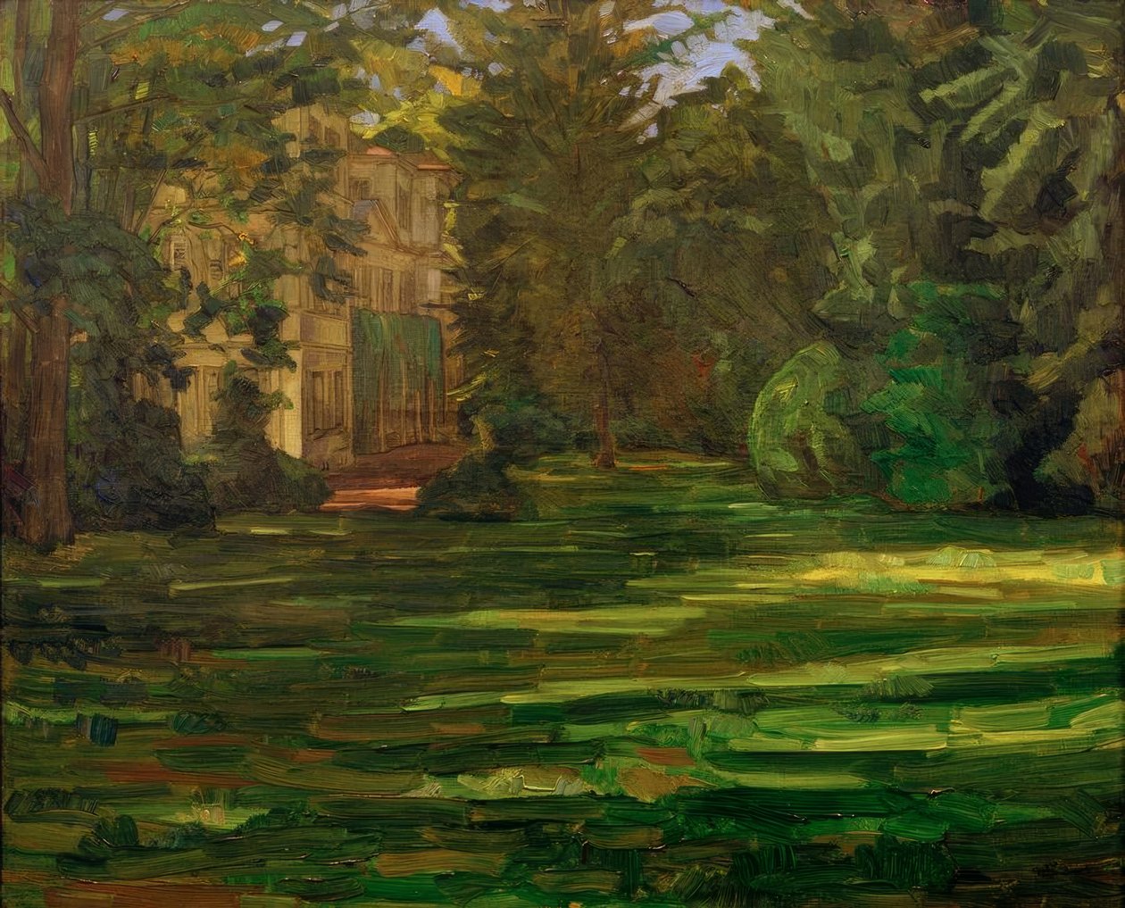 Zamek Hemsbach autorstwa Wilhelm Trübner