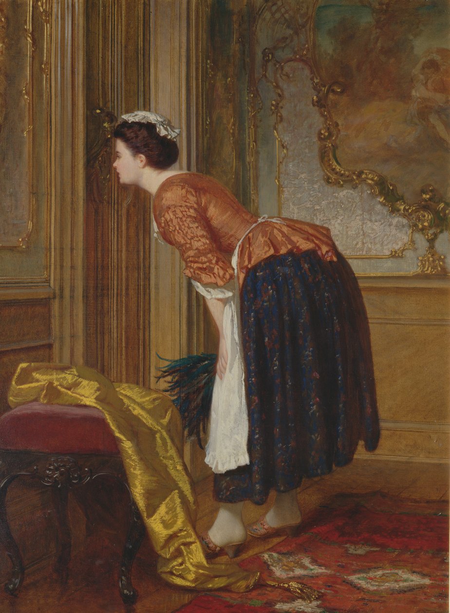 Ciekawa pokojówka autorstwa Wilhelm Amberg