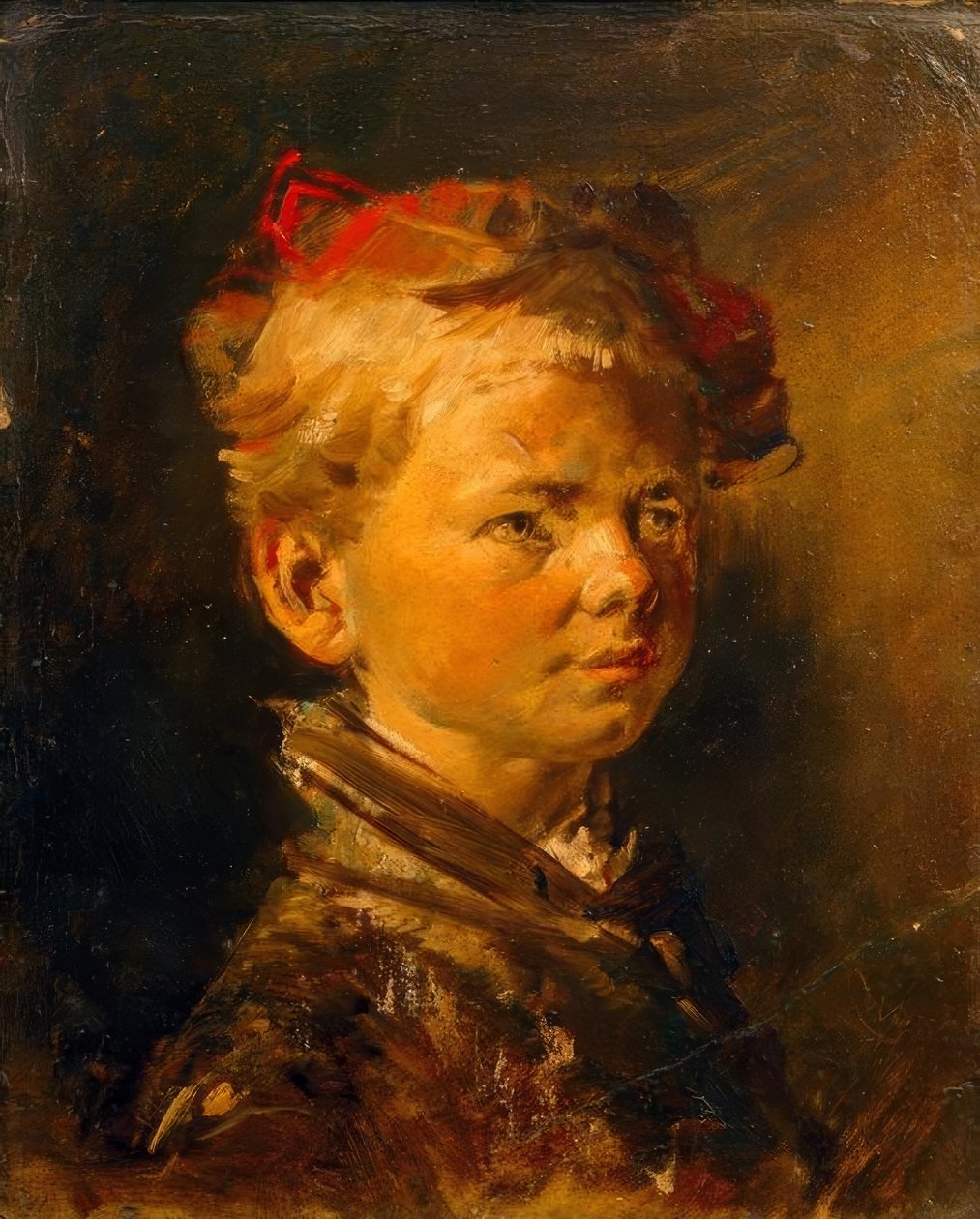 Portret chłopca autorstwa Wilhelm Busch