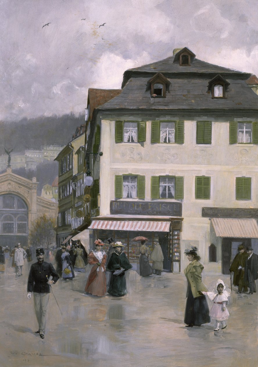 Biały łabędź (Dom Schillera) autorstwa Wilhelm Gause