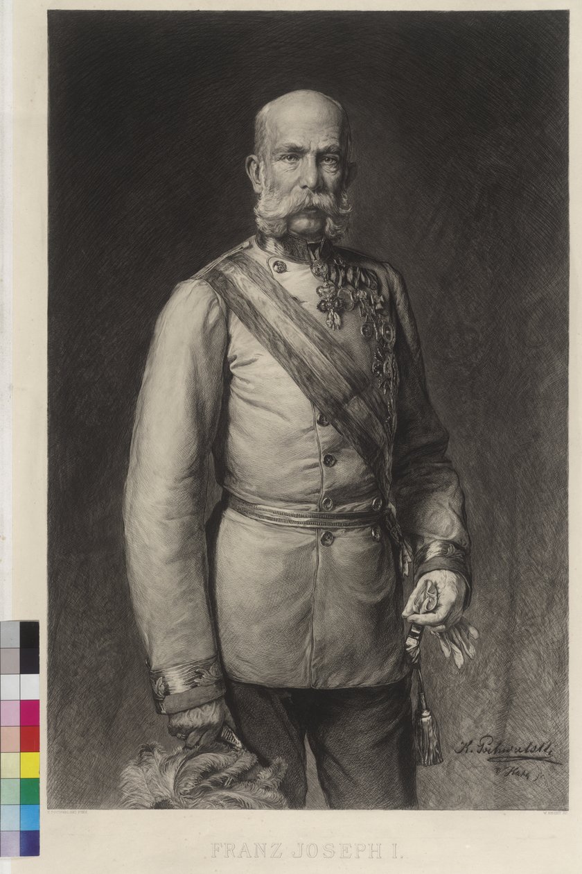 Franciszek Józef I autorstwa Wilhelm Hecht