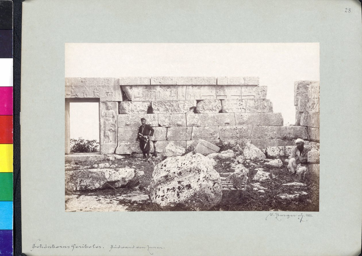 Heroon z Trysa autorstwa Wilhelm J. Burger