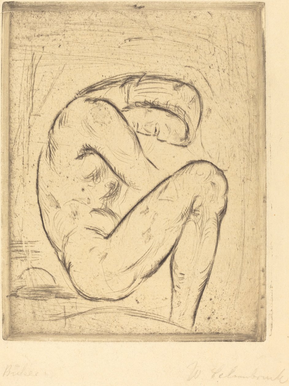penitent autorstwa Wilhelm Lehmbruck