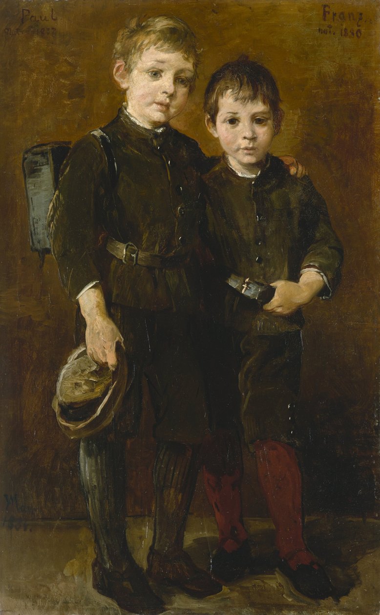 Portret synów artysty autorstwa Wilhelm Marc