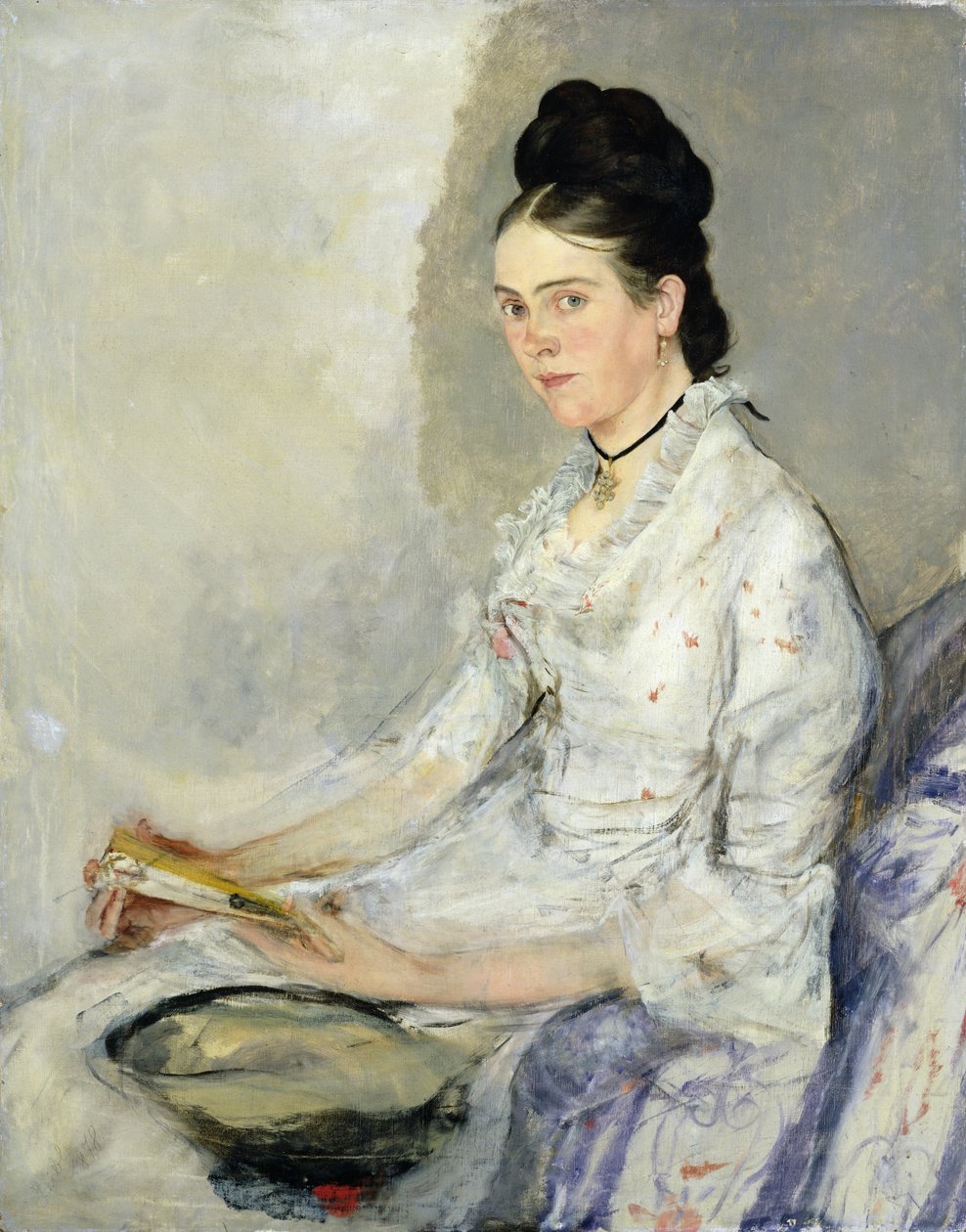 Hrabina Rosine Treuberg, 1878 r. autorstwa Wilhelm Maria Hubertus Leibl