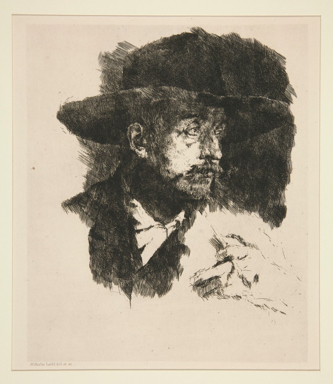 Palacz autorstwa Wilhelm Maria Hubertus Leibl