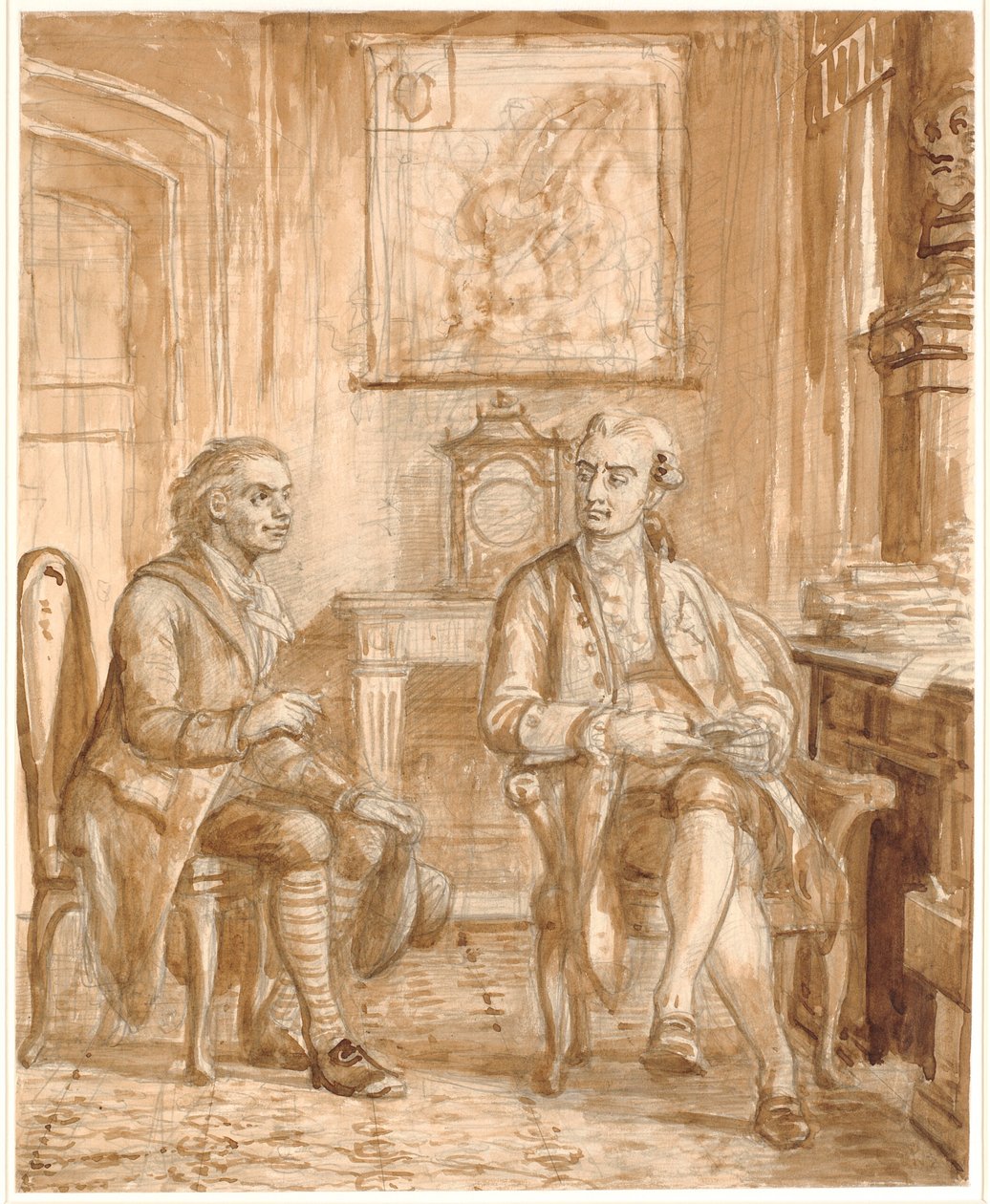 Minister Guldberg i Wessel autorstwa Wilhelm Marstrand