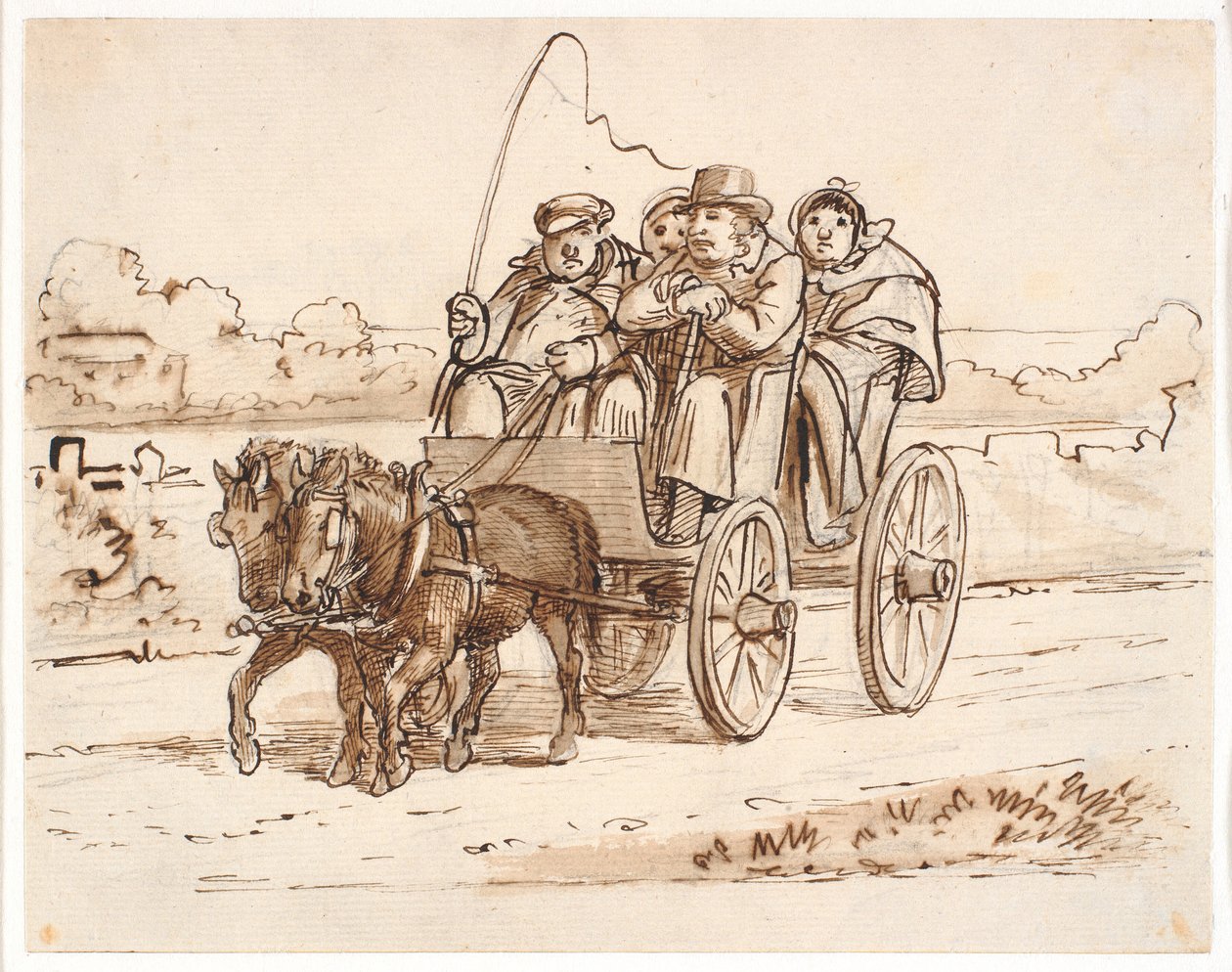 W leśnej wycieczce autorstwa Wilhelm Marstrand