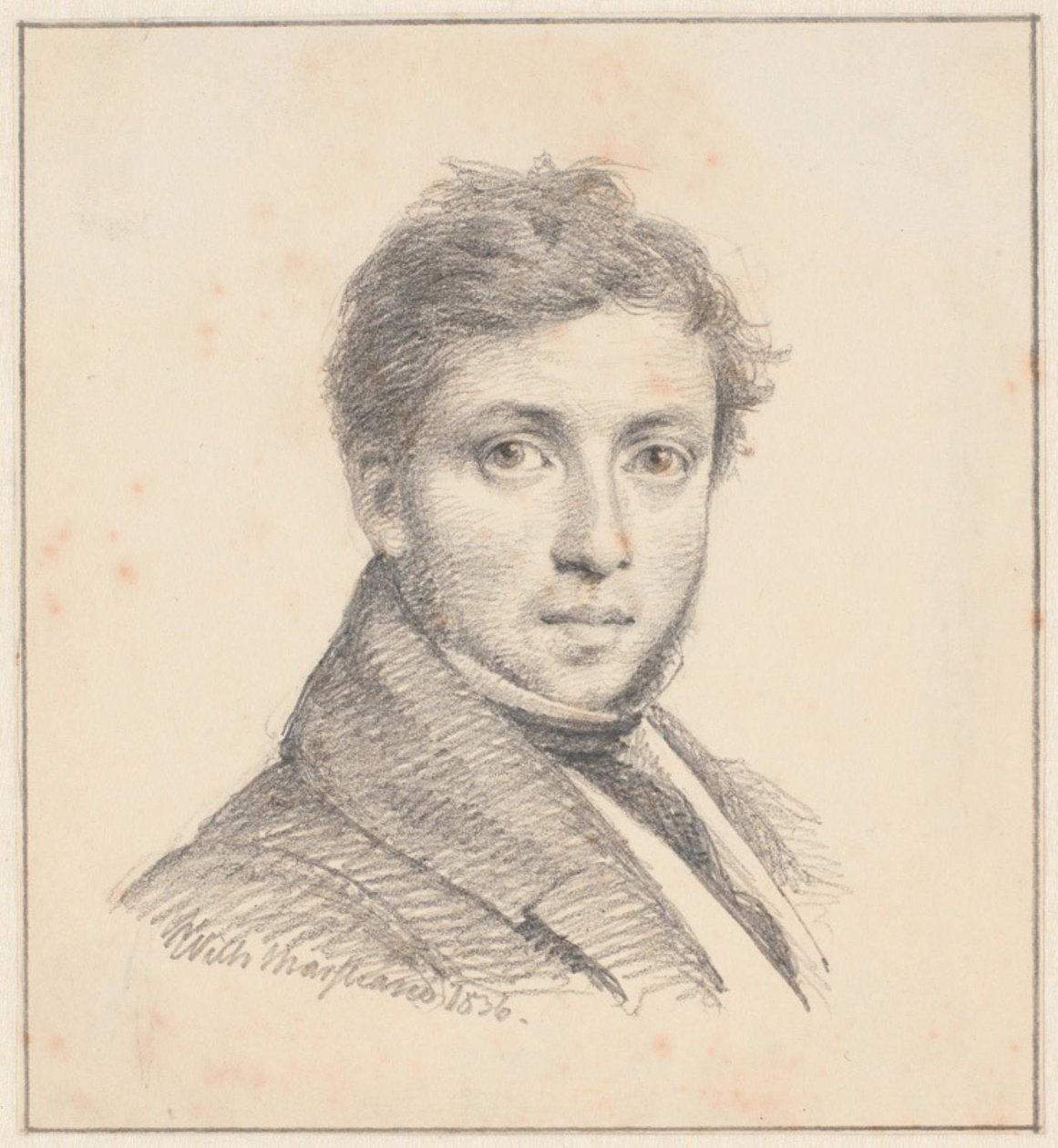 Portret C. Købke autorstwa Wilhelm Marstrand