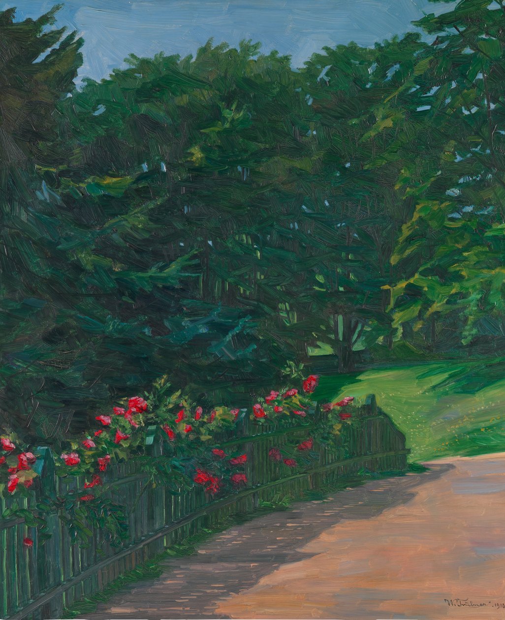 Krajobraz, 1910. autorstwa Wilhelm Trübner