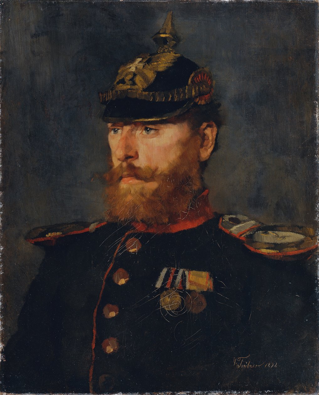 Oficer Landwehry autorstwa Wilhelm Trübner