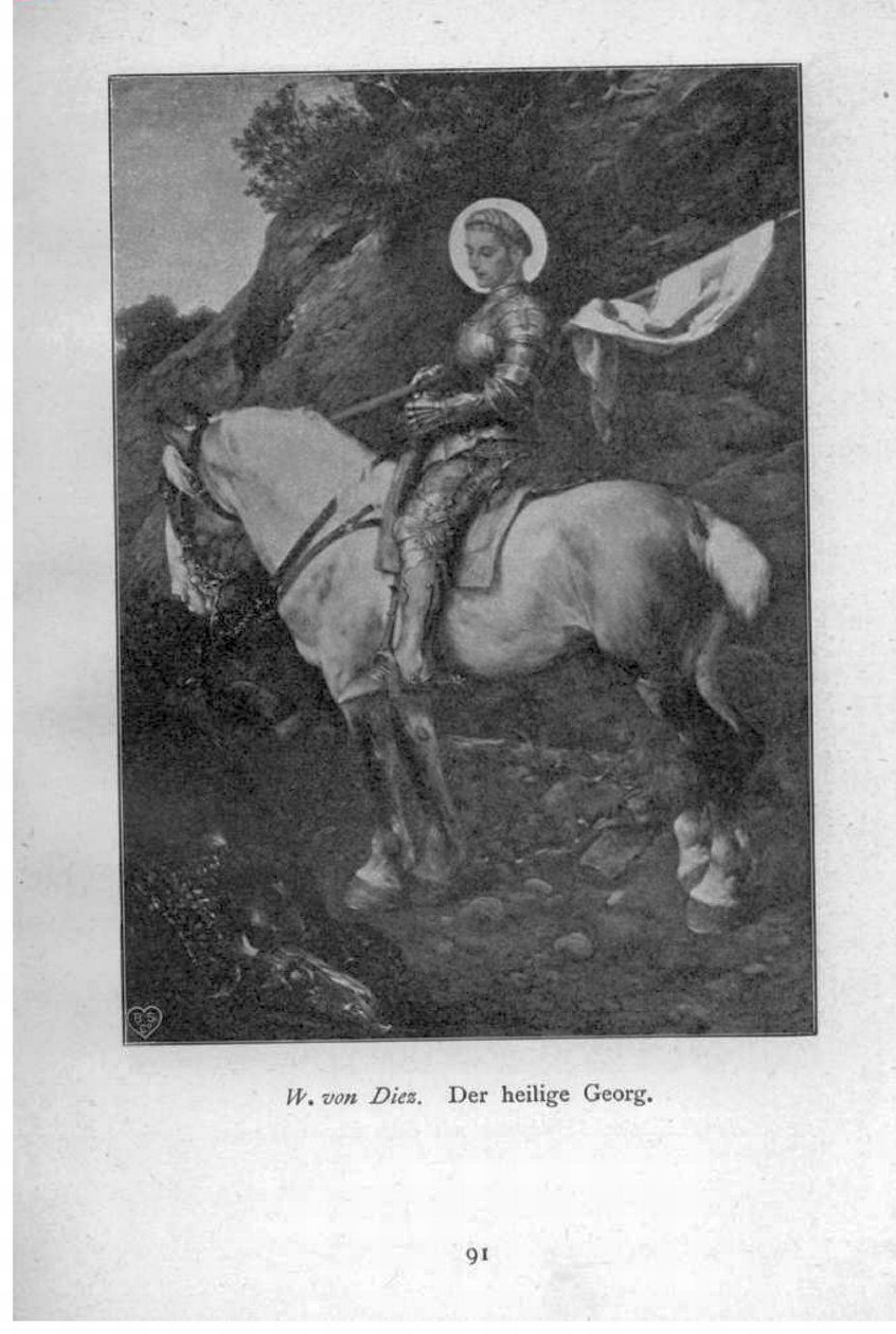 Święty Jerzy autorstwa Wilhelm Von Diez