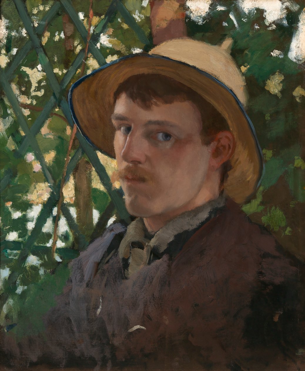 Autoportret w Montigny, 1876. autorstwa Will H. Low
