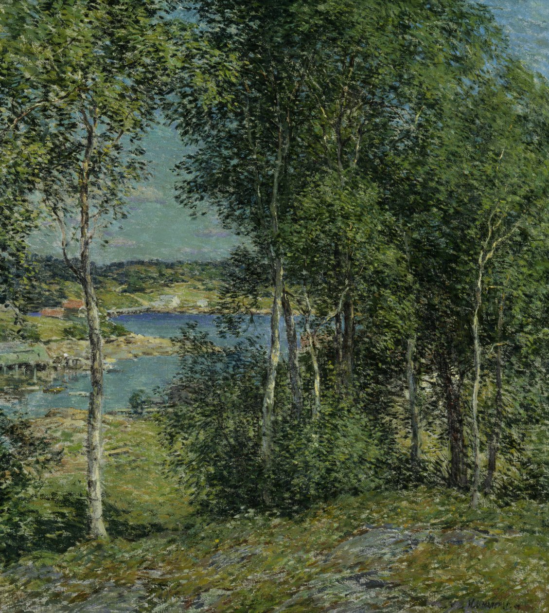 Rodzina brzóz, 1907. autorstwa Willard Leroy Metcalf