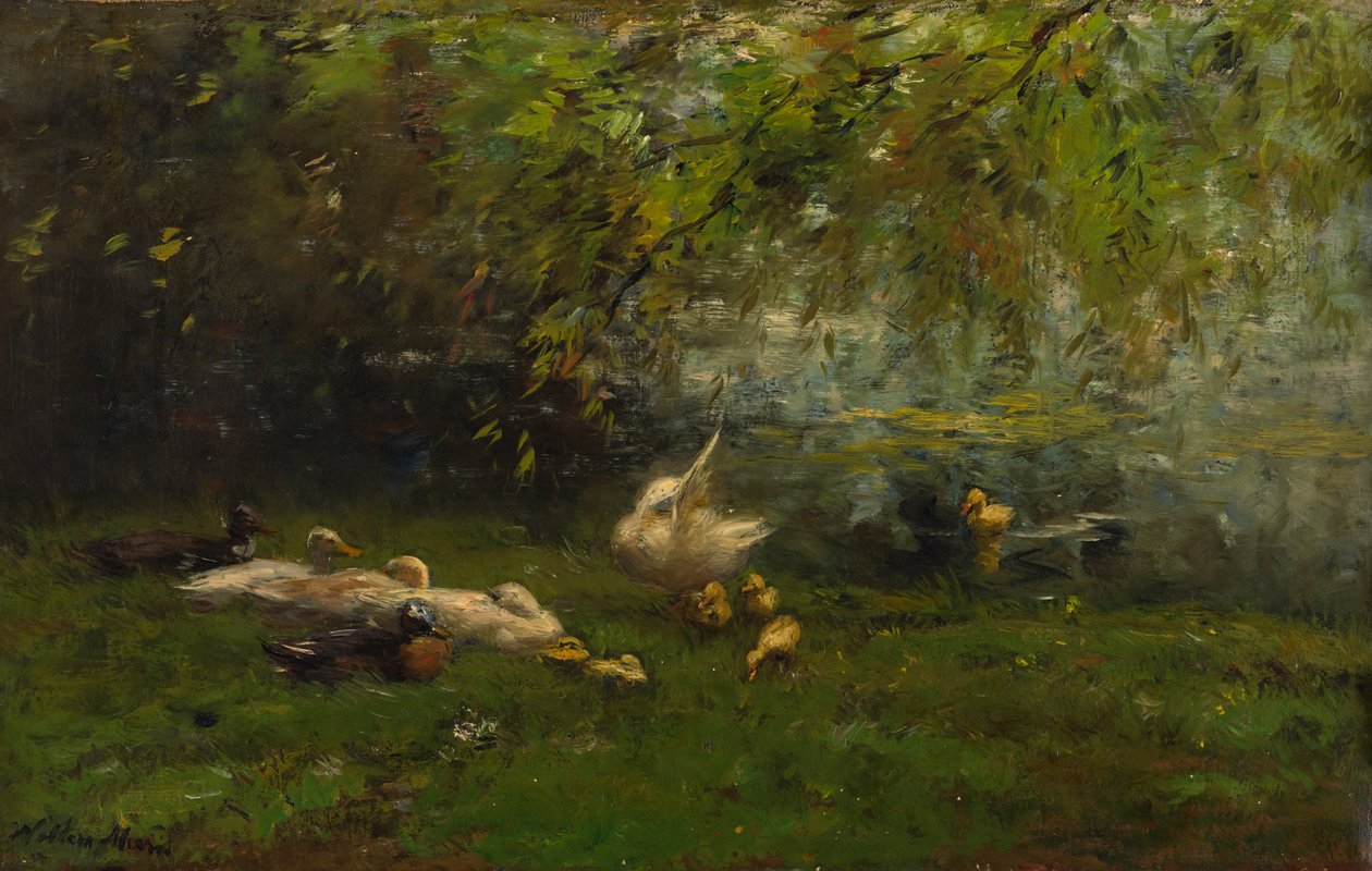 kacze niebo autorstwa Willem Maris
