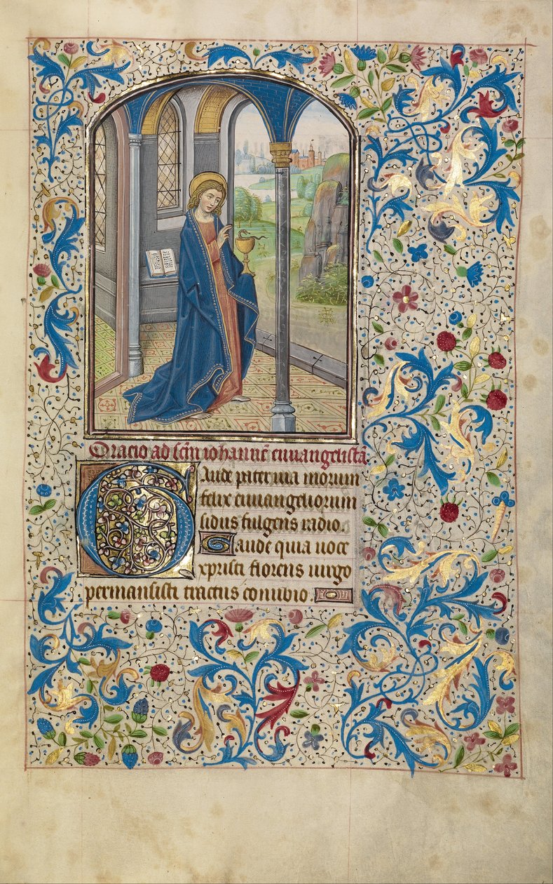 Św. Jan Ewangelista autorstwa Willem Vrelant